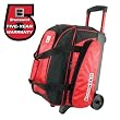 Brunswick Gear Double Roller Bowling Bag- Black/Red