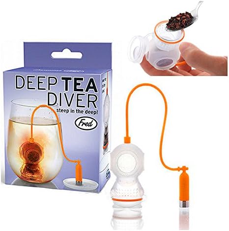 deep Tea Diver Infuser Loose Leaf Strainer Bag Mug Filter Spice Fred Friends