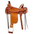 16" 17" Hard Seat Custom Ranch A-Fork Saddle FQHB