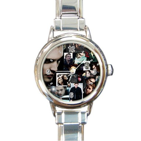 New Custom Round Italian Charm Watch Twilight Edward Cullen New Moon