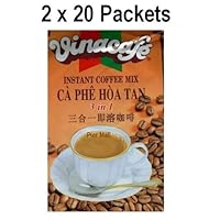 VinaCafe - 3 in 1 Instant Vietname Coffee Mix - 2x20 packets