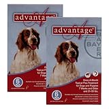 12 MONTH Advantage Flea Control Red: For Dogs 21-55lbs.