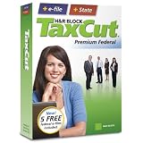 H&R Block TaxCut 2008 Premium Federal + State + e-file [OLD VERSION] ~ H&R Block
