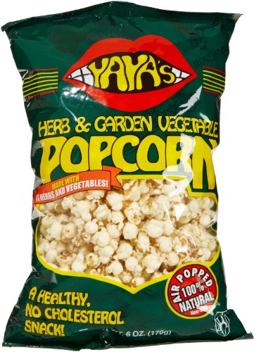 YaYa's Pocorn, Herb & Garden Vegetable, 6-Ounce Bags (Pack of 12)