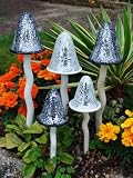 from Tinkling Toadstools Twinkling Toadstools - Mirror mosaic White Set of 3