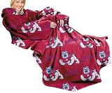 NCAA Adult Comfy Throw, Officially Licensed Blanket with Sleeves by Northwest 