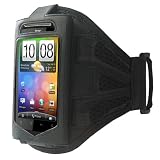 Black Sports Running Armband Strap Case Cover For The HTC Desire S
