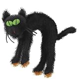 Squeaky Black Cat Nervous Nellie Halloween Dog Toy