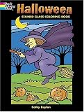 Halloween Stained Glass Coloring Book (Dover Pictorial Archives)
