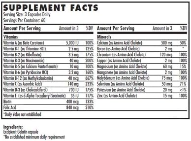 Vita4life, Bariatric Multivitamins, Comprehensive Mini Multi-vitamin Formula, No Iron - 180 Count
