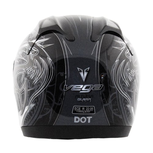Vega Altura Slayer Graphic Full Face Helmet Black Small Antje Dietrichma