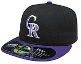 MLB Colorado Rockies Authentic On Field Alternate 59FIFTY Cap (7 3/8) (Black/Purple)