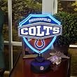 Indianapolis Colts Memory Company Team Neon Shield Table Lamp NFL Football Fan Shop Sports Team Merchandise