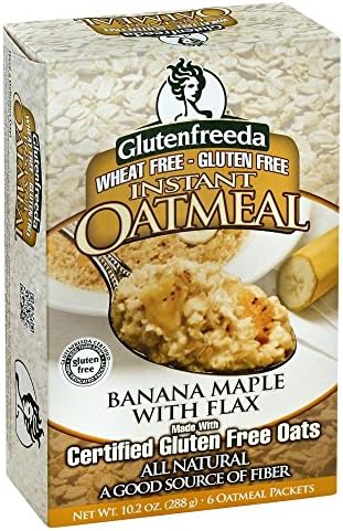 Glutenfreeda Insant Oatmeal Banana Maple 10.1 OZ (Pack of 2)