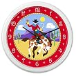 Olive Kids - Ride Em Clock (White)