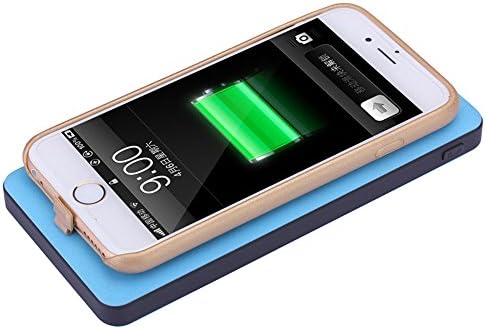 stardrift 10000mAh Qi Wireless Power Bank/Qi Wireless Charging Pad with Rechargeable Battery Dual 1.0A and 2.1A USB Output Ports for Samsung S6 / S6 Edge, Google Nexus 4 / 5 / 6 / 7 2nd Gen, Nokia Lumia 920 / 1020 / 1520, HTC, LG and Other Qi-Enabled device(blue pad+receiver for iPhone 6 Plus)