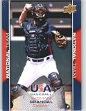 2009-10 Upper Deck USA Baseball Card # USA-18???? ??Yasmani Grandal Rookie / Prospect Team USA - National Team / Miami ) MLB Trading Card in Protective Screwdown!