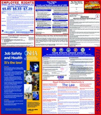 Federal Poster in English-Laminated