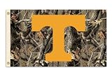 NCAA Tennessee Volunteers 3-by-5 Foot Flag with Grommets - Realtree Camo Background