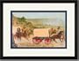 Black Framed/Matted Print 17x23, Mitchell Wagon Train