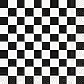 Unique 16 Count Checkered Dinner Napkins, Black/White