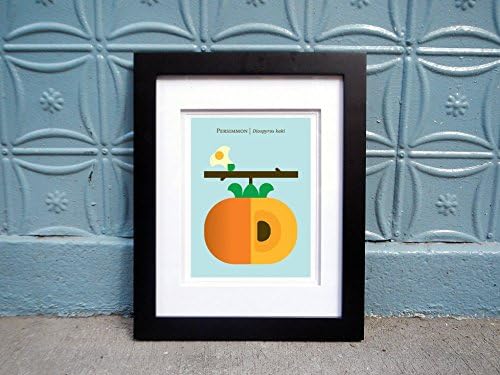 Hand-signed Persimmon Modern Art Print by Christopher Dina