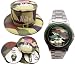 Unique Camo Metal Field Mens Army Style Watch