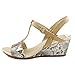 Bandolino Women's Gasha Synthetic Wedge Sandal