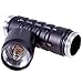 Securitylng 600 Lumens 3 Modes XM-L U2 LED Titanium Flashlight