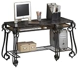 Florentine Computer Desk Black Black