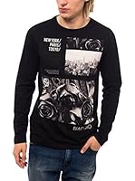 BIAGGIO Camiseta Manga Larga (Negro)