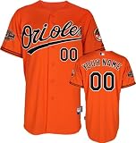Baltimore Orioles Jersey: Personalized Alternate Orange Authentic Cool Base&Atilde;&cent;"&Acirc;&cent; Jersey with Oriole Park at Camden Yards 20th Anniversary Patch