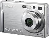Sony Cybershot DSCW90 8MP Digital Camera with 3x Optical Zoom and Super Steady Shot (Silver)