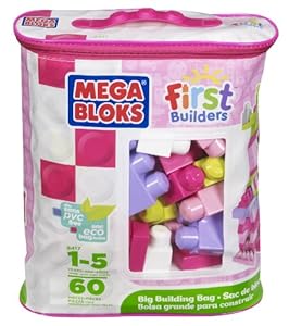 Mega Bloks Pink Buildable Bag (60 Pieces)