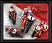 World Superbike Racer Carl Fogarty - Framed 20x16 Photographic Montage