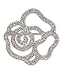 Sterling Silver Cubic Zirconia Mia Rose Brooch Pin