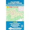 Val di Fassa e Dolomiti Fassane: Wanderkarte Tabacco 06. 1:25000