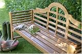 Firmans Lutyens 3-Seater Wooden Garden Bench