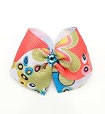Puppy Kisses "Groovy" Dog Hair Bow - Metal barrette closure, Made with SWAROVSKI ELEMENTS