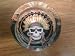 Glass Ashtray Skull Indian