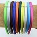 HABIBEE 21pcs Plastic Satin Headbands for Baby Girls Toddlers Kids Hair Hoops