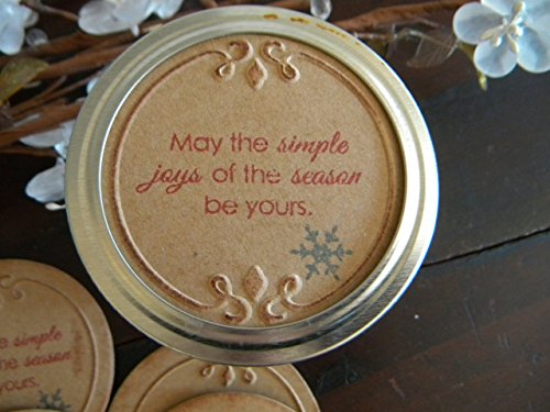 Mason Jar Labels, Christmas Jar Stickers, Jar Gift Tags, Christmas Stickers, Joyous Season Christmas Tags