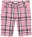 Hurley Girls 2-6x Yarn Dyed Plaid Short