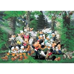 ウッディパズル ディズニー 300スモールピース 森の音楽隊 03-696s (18.2cm×25.7cm、対応パネルNo.1-ボ)