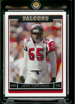 2006 Topps # 59 John Abraham - Atlanta Falcons - NFL Football Cards