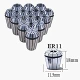 ZJchao 13 Pcs Er11 Spring Collet Set for CNC Engraving Machine & Milling Lathe Tool