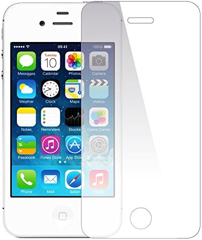 iPhone 4 4s screen protector, CrypTech Premium 9H Tempered Glass Screen Protector for iPhone 4s, iPhone 4,