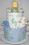 2 Tier Pitter Patter Baby Diaper Cake