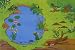 GIANT NATURE RESERVE PLAYMAT - an oasis for your toy birds, animals and water creatures!
