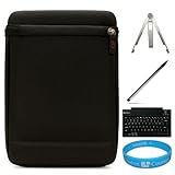 Black iCap Slim Edition Semi-Hard Carrying Case with Neoprene Bubble interi ....
